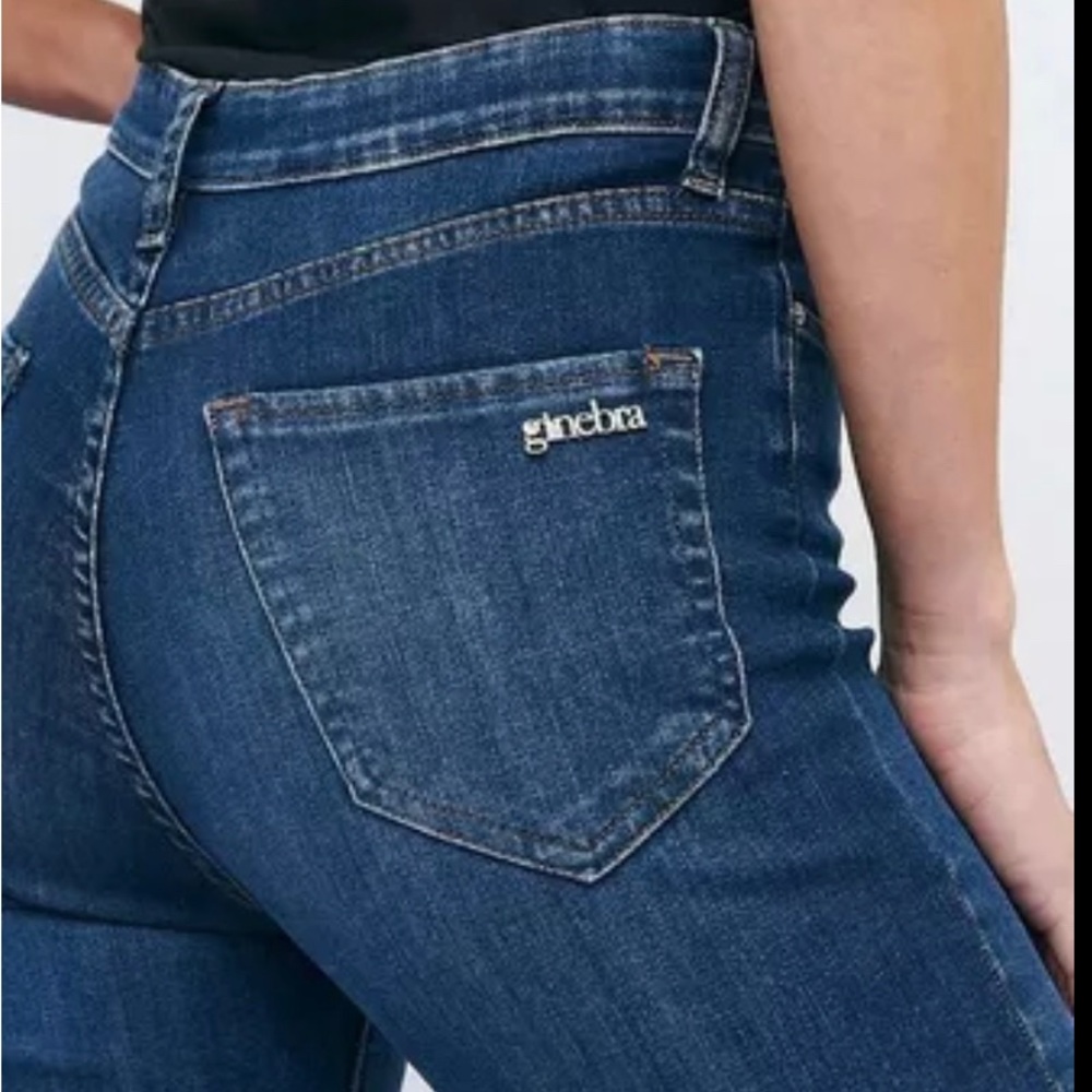 SKINNY-FLARE stretch JEAN by Ginebra Bs.As. Size 28